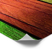 gekleurde houten textuur, 3D illustratie3d, abstra Poster (Hoek)