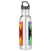 gekleurde ijs Two Waterfles (Achterkant)