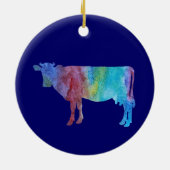 Gekleurde kabeljauw keramisch ornament (Achterkant)