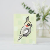 Gekleurde katiel briefkaart (Staand voorkant)