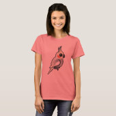 Gekleurde katiel t-shirt (Voorkant volledig)
