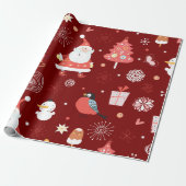 gekleurde kleuren 3 cadeaupapier (Uitgerold)