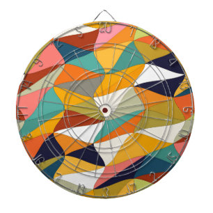 gekleurde kluwen dartbord