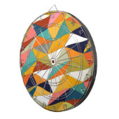 gekleurde kluwen dartbord (Voorkant Rechts)