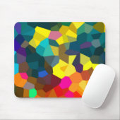 Gekleurde kristallen muismat (Met muis)