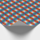 Gekleurde kubus cadeaupapier (Hoek)