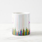 Gekleurde Kunstpotloden Aangepaste Mok Terug naar  (Center)