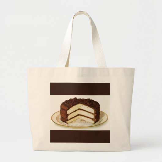 gekleurde laagcoating voor chocolade grote tote bag (Voorkant)
