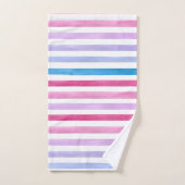 Gekleurde lijnen bad handdoek (Handdoek)