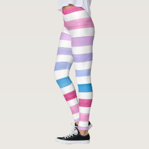 Gekleurde lijnen leggings