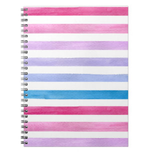 Gekleurde lijnen notitieboek