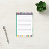 Gekleurde lijnen notities post-it® notes (Kantoor)
