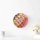Gekleurde Macarons Ronde Klok (Huis)