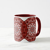 Gekleurde mandala mok (Voorkant rechts)