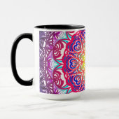 Gekleurde mandala mok (Links)