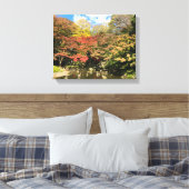 Gekleurde mannetjes bij varkens canvas afdruk (Insitu (Slaapkamer))