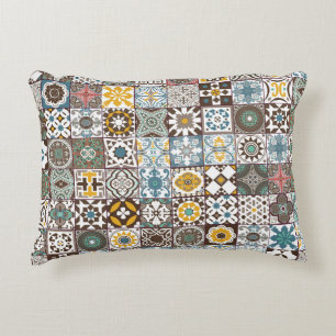 gekleurde Marokkaanse tegel Accent Kussen