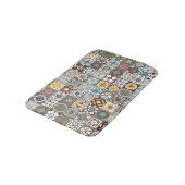 gekleurde Marokkaanse tegel Badmat (Gekanteld)