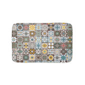 gekleurde Marokkaanse tegel Badmat (Voorkant)