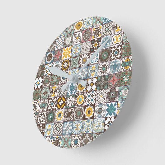 Gekleurde Marokkaanse tegel Ronde Klok (Hoek)