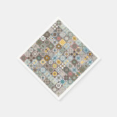 gekleurde Marokkaanse tegel Servet (Hoek)