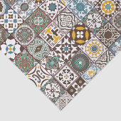 gekleurde Marokkaanse tegel Tissuepapier (Detail)