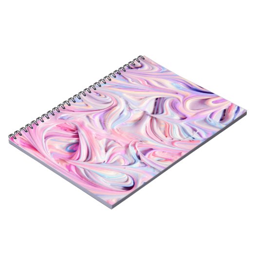 gekleurde matte wervelkolom notitieboek (Linkerzijde)