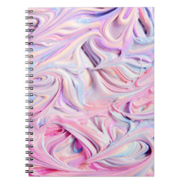 gekleurde matte wervelkolom notitieboek