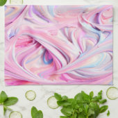 gekleurde matte wervelkolom theedoek (Gevouwen)