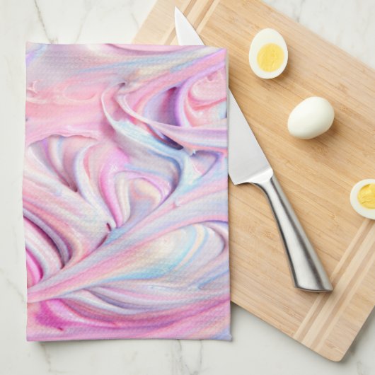 gekleurde matte wervelkolom theedoek (Quarter Fold)