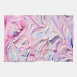 gekleurde matte wervelkolom theedoek