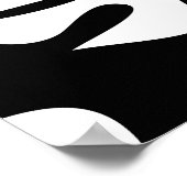 Gekleurde Monstera bladeren Bloemen Abstract Poster (Hoek)