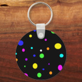 gekleurde orbs-sleutelhanger sleutelhanger (Voorkant)