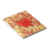 Gekleurde pasta in hartvorm notitieblok (Schuin)