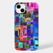 Gekleurde Patch werk iPhone / iPad case (Achterkant)
