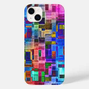 Gekleurde Patch werk iPhone / iPad case