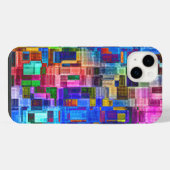 Gekleurde Patch werk iPhone / iPad case Hoesje (Achterkant horizontaal)