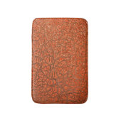 Gekleurde peach textuur Bath Mat (Voorkant Verticaal)