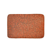 Gekleurde peach textuur Bath Mat (Voorkant)