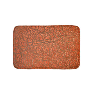 Gekleurde peach textuur Bath Mat
