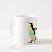 gekleurde peguin koffiemok (Voorkant links)