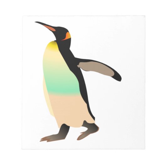 gekleurde peguin notitieblok (Voorkant)