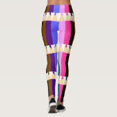 gekleurde pennen leggings (Achterkant)