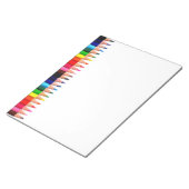 gekleurde pennen notitieblok (Schuin)