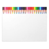 gekleurde pennen notitieblok (Voorkant)