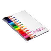 gekleurde pennen notitieboek (Rechterzijde)