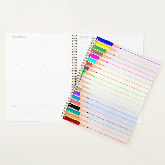 gekleurde pennen planner (Display)