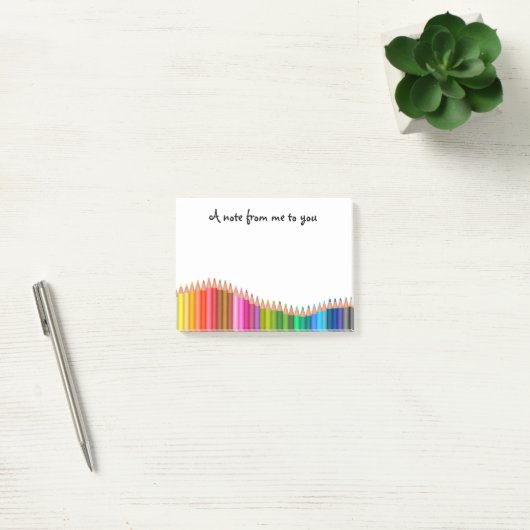 gekleurde pennen post-it® notes (Kantoor)