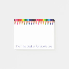 gekleurde pennen post-it® notes