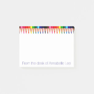 gekleurde pennen post-it® notes
